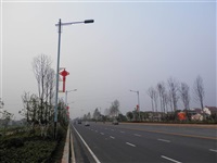 湖南汨罗201线中国结景观亮化5